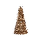 Juletr Mat Lametta 18 x 18 x 45,5 cm Gylden Hvid Plastik polypropylen #1