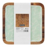 Borddekoration Gift Decor GMC-174-2375-2 GMC-174-2375-2 Hvid Brun Grn Polyester Polyuretan Harpiks Mangotr 25 x 25 cm 25,4 x 2 #2