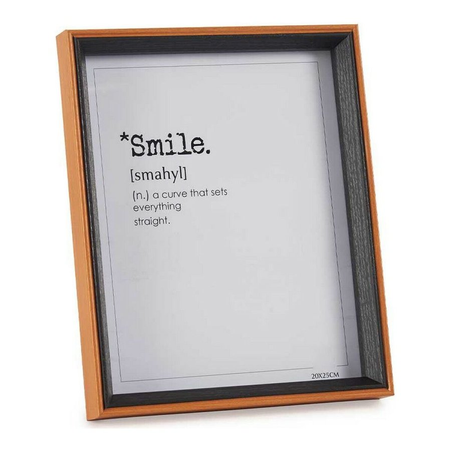 Fotoramme Sort Brun 22 x 27 x 3 cm Krystal Tr MDF #1
