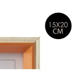 Fotoramme 83619 Brun 17 x 22 x 3 cm Krystal Hvid Tr MDF #5