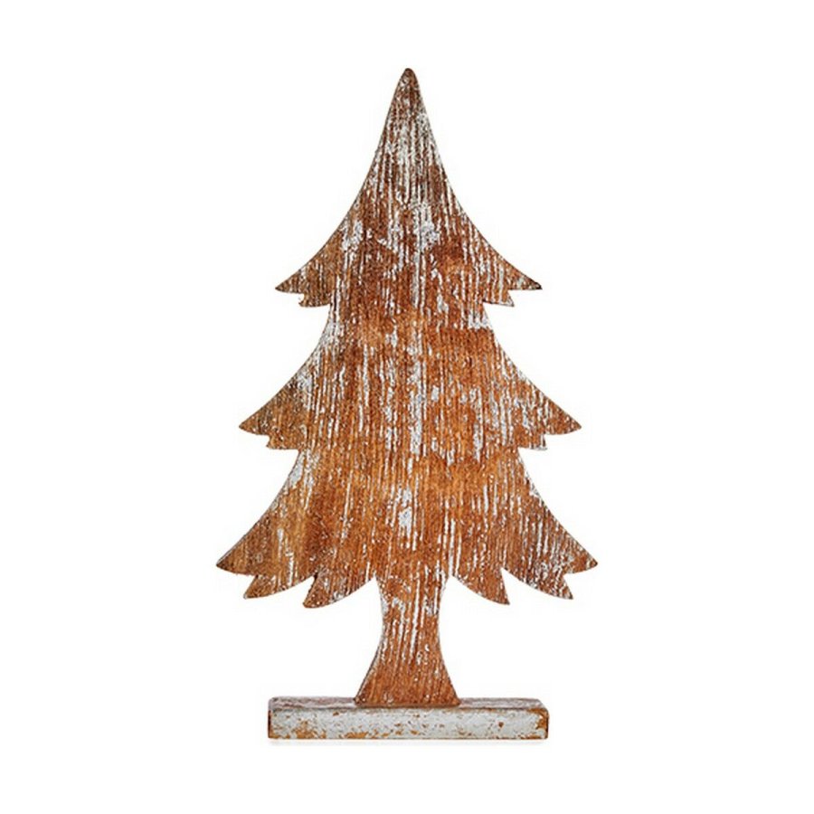 Juletr Brun 5 x 49,5 x 26 cm Slvfarvet Tr #1