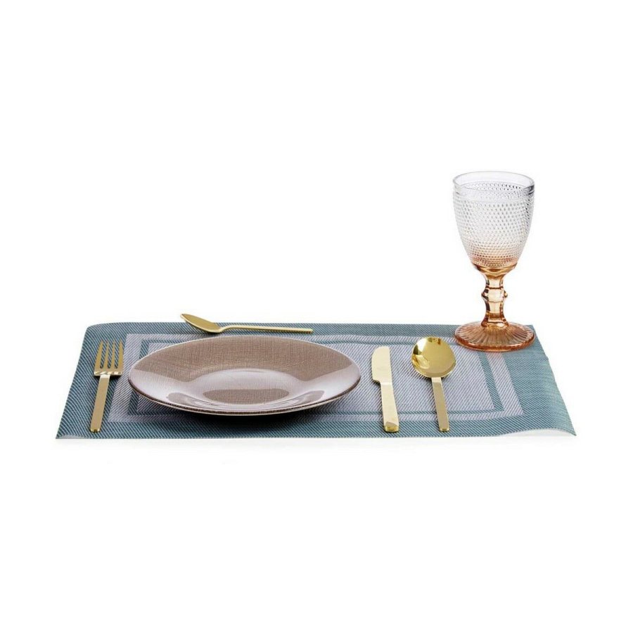 Flad Plade Vivalto 3239121P-5 Gylden Glas 21 x 2 x 21 cm #5