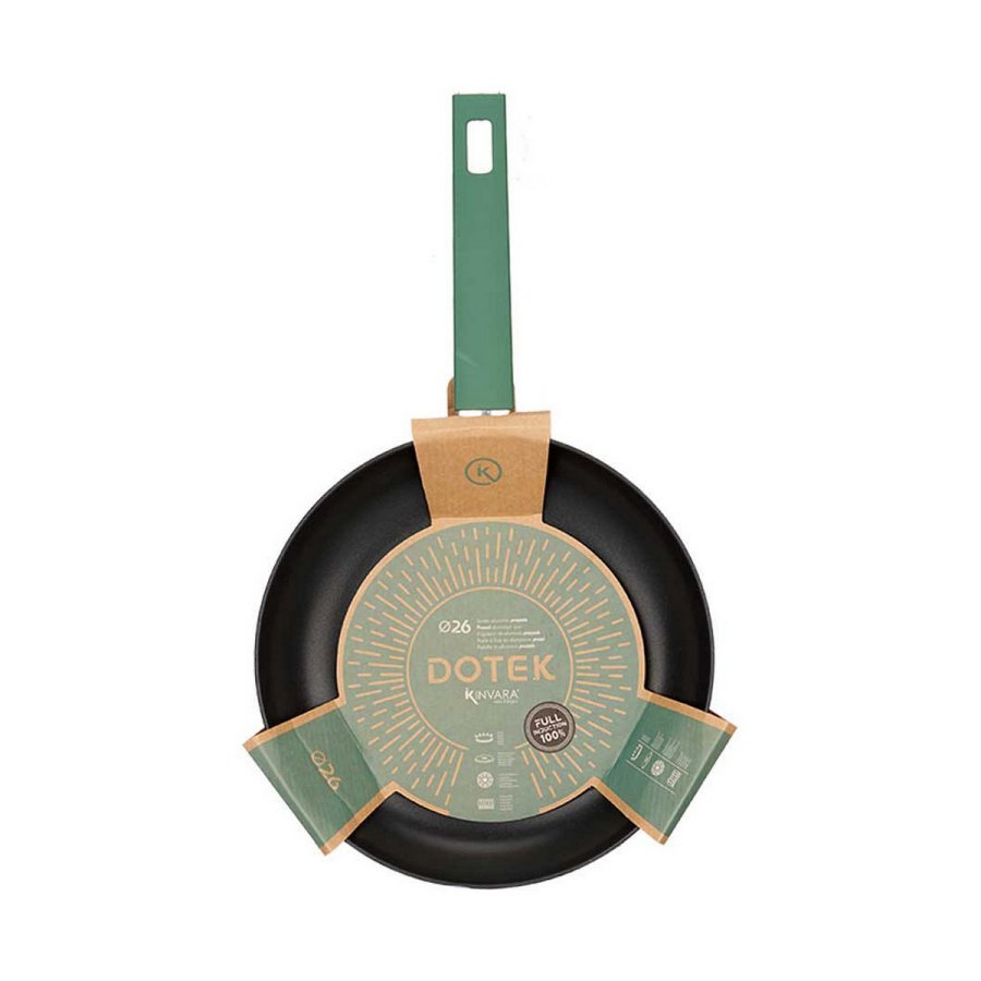 Skridsikker stegepande Kinvara Sort Grn Aluminium  26 cm #4