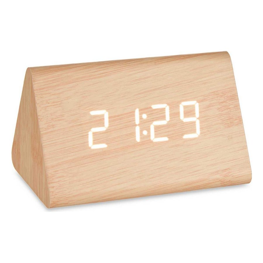 DigitaltuUr til bordet Brun PVC Tr MDF (11,7 x 7,5 x 8 cm) #1