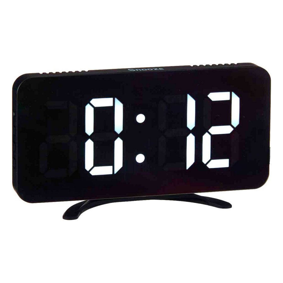 DigitaltuUr til bordet Spejl Sort ABS (15,7 x 7,7 x 1,5 cm) #1
