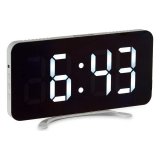 DigitaltuUr til bordet Spejl Hvid ABS (15,7 x 7,7 x 1,5 cm) #1