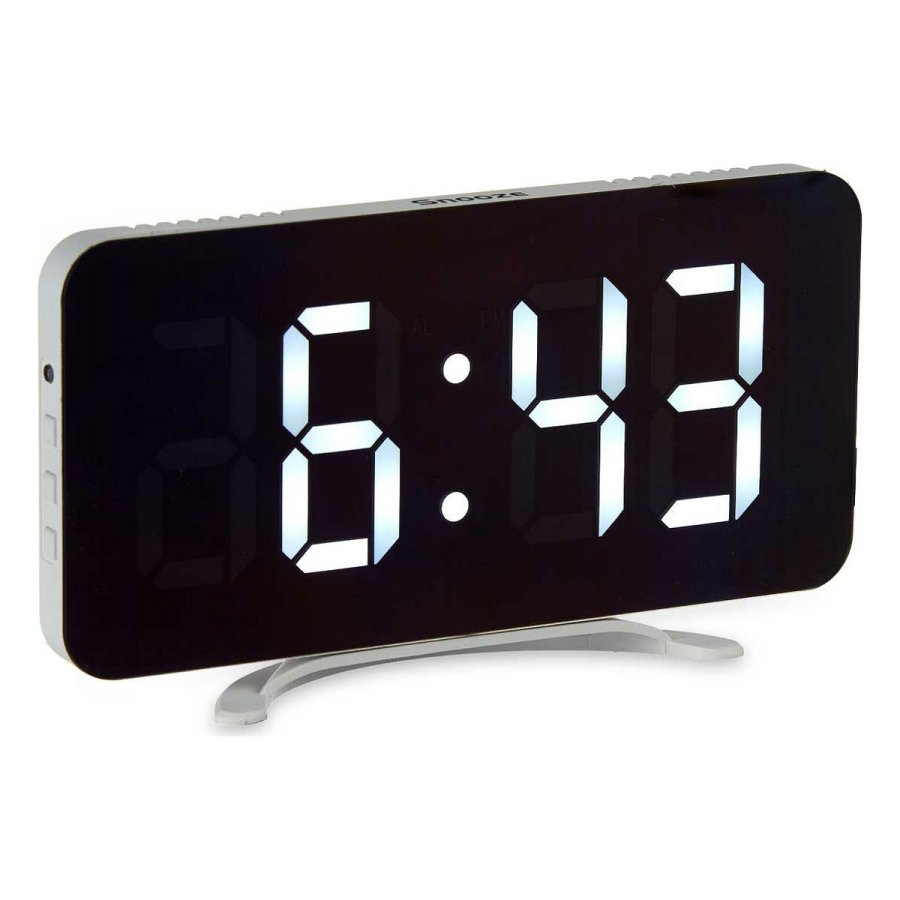 DigitaltuUr til bordet Spejl Hvid ABS (15,7 x 7,7 x 1,5 cm) #1