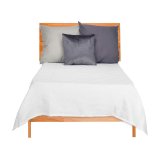 Sengetppe (vattppe) Blger Hvid (180 x 260 cm) #13