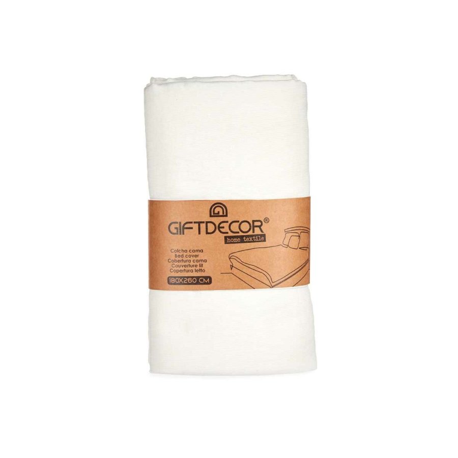 Sengetppe (vattppe) Blger Hvid (180 x 260 cm) #9