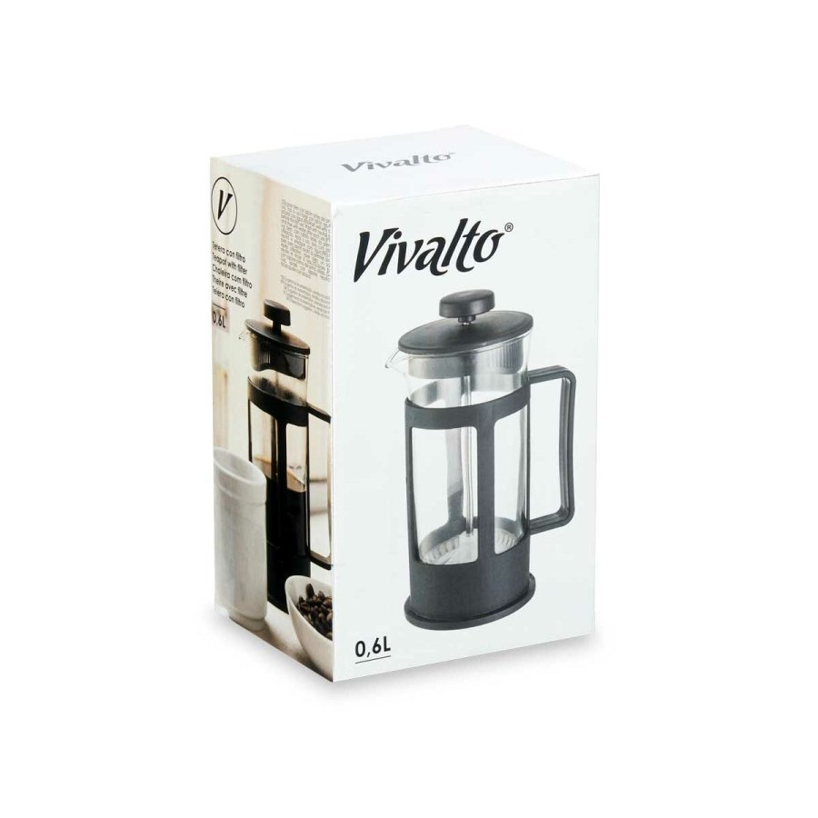 Tekande Kinvara SW8120 Sort Gennemsigtig 600 ml Stempel #2