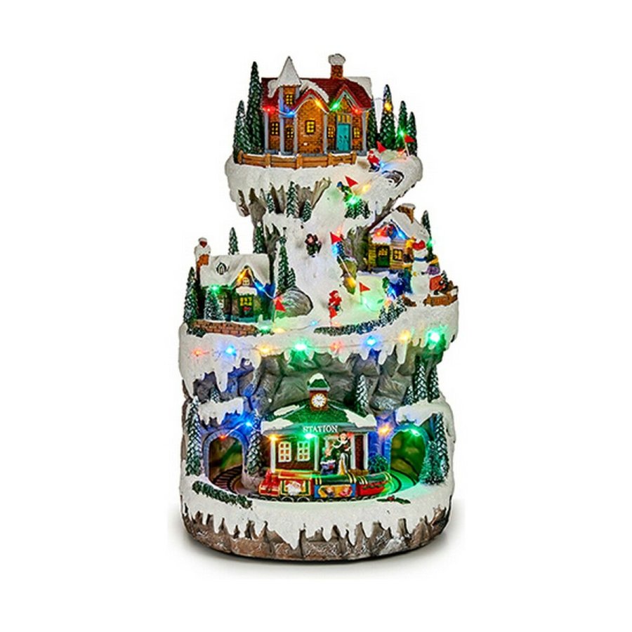 Indretning Tog By 23 x 23 x 39 cm Harpiks #1