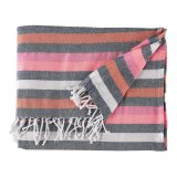 Multifunktionelt tppe Striber Pink (160 x 200 cm) #1