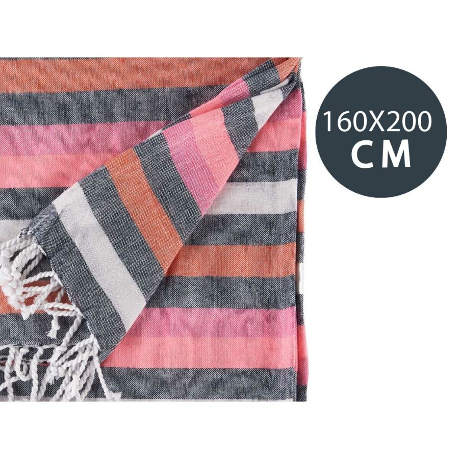 Multifunktionelt tppe Striber Pink (160 x 200 cm) #9