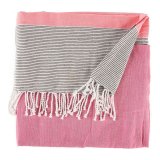 Multifunktionelt tppe Striber 160 x 200 cm Pink #1