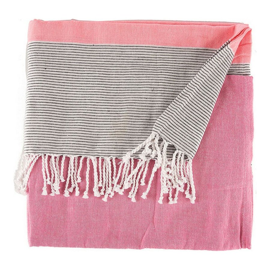 Multifunktionelt tppe Striber 160 x 200 cm Pink #1