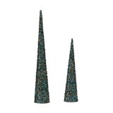 Indretning Jul Kegler Paillietter Bl Gylden Plastik #1