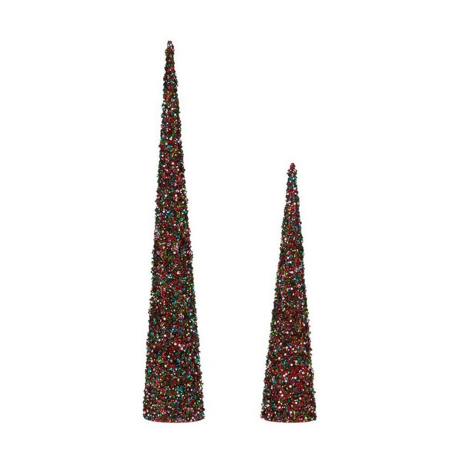 Indretning Jul Kegler Paillietter Bl Fuchsia Plastik #1