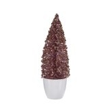 Juletr Small Pink Gylden Plastik 9 x 28 x 9 cm #1