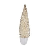 Juletr Stor 10 x 38 x 10 cm Hvid Plastik #1