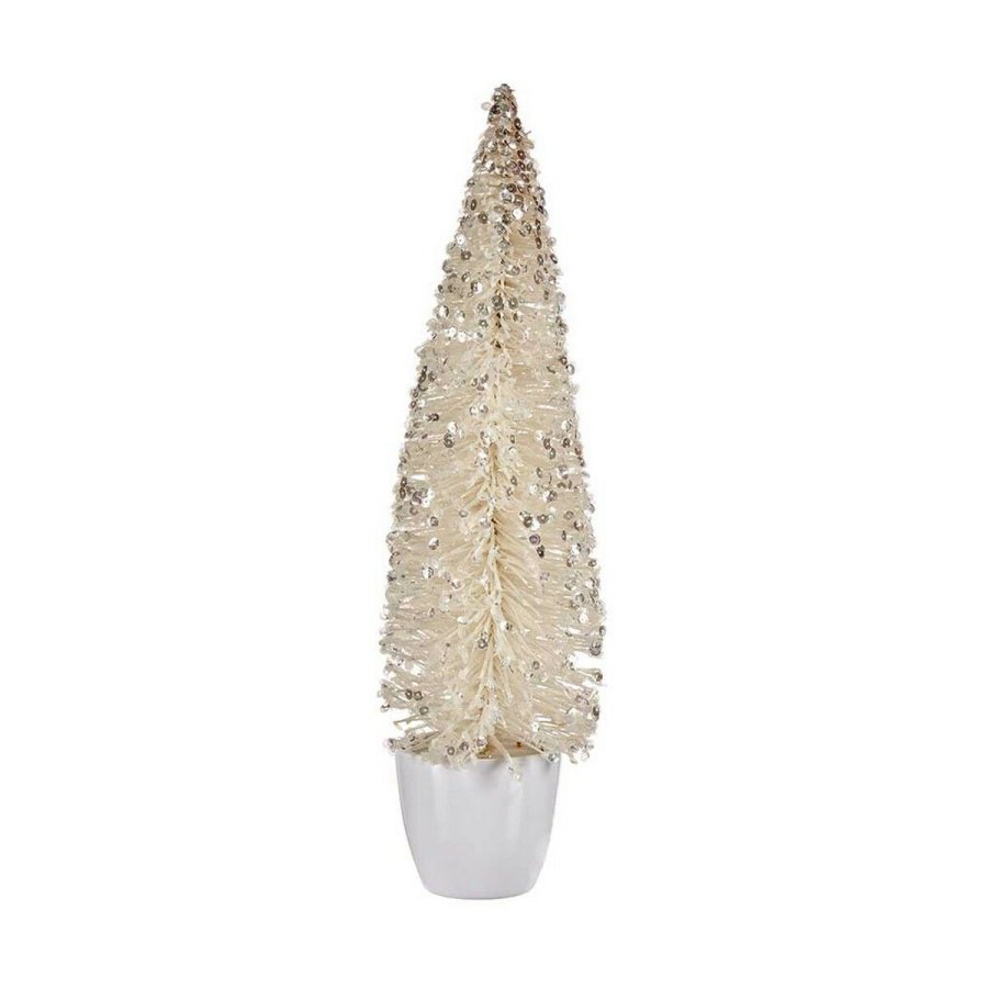 Juletr Stor 10 x 38 x 10 cm Hvid Plastik #1