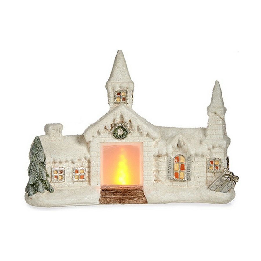 Dekorativ figur Jul Hus 10,2 x 30,2 x 40 cm Keramik #1