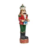Dekorativ figur Rd Polyesterharpisk Nddeknkker 15 x 65,5 x 20 cm #1