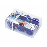 Julekugle Frozen Memories 6 enheder Bl Hvid Plastik ( 8 cm) #9