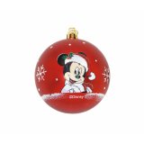 Julekugle Mickey Mouse Happy smiles 10 enheder Rd Plastik ( 6 cm) #1