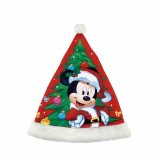 Julemandshat Mickey Mouse Bl� R�d 37 cm B�rns #1