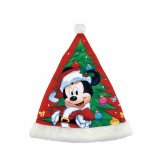 Julemandshat Mickey Mouse Bl� R�d 37 cm B�rns #2