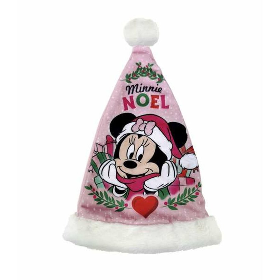 Julemandshat Minnie Mouse Pink 37 cm B�rns #1