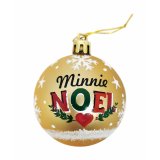 Julekugle Minnie Mouse Lucky Gylden 10 enheder Plastik ( 6 cm) #5