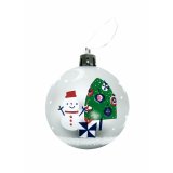Julekugle Peppa Pig Cosy corner Slvfarvet 10 enheder Plastik ( 6 cm) #5