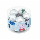 Julekugle Peppa Pig Cosy corner Slvfarvet 10 enheder Plastik ( 6 cm) #9