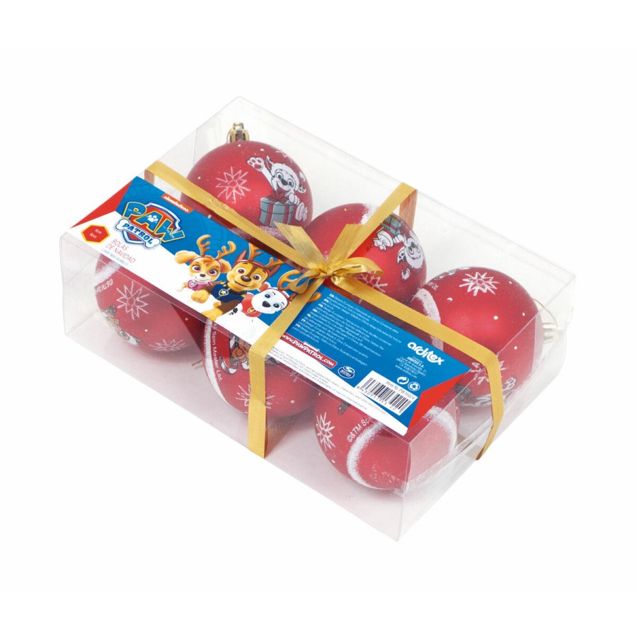 Julekugle The Paw Patrol Friendship Rd 6 enheder Plastik ( 8 cm) #9