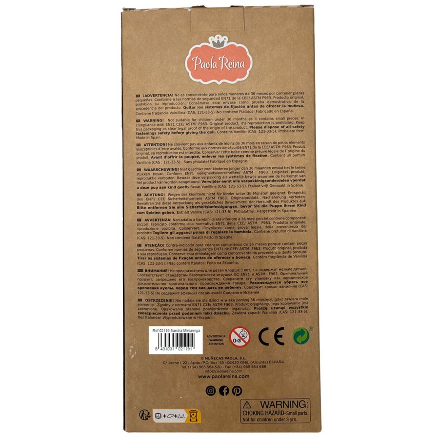 Dukke Paola Reina Sandra 21 cm #5