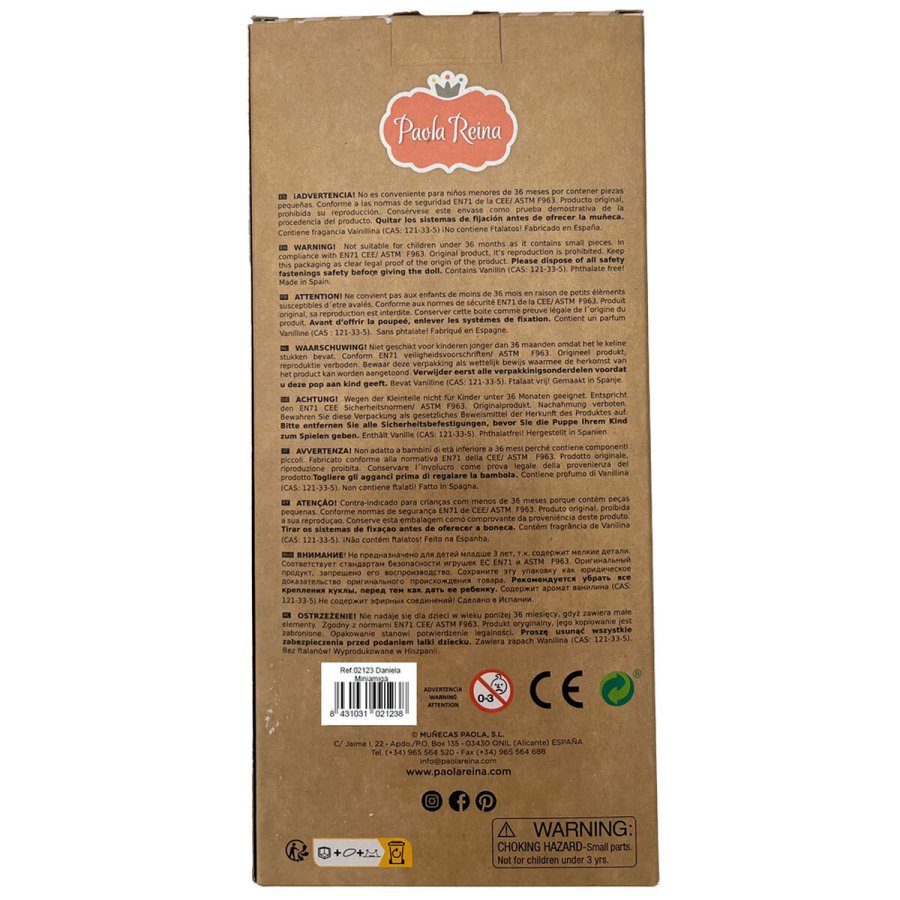 Dukke Paola Reina Daniela 21 cm #2