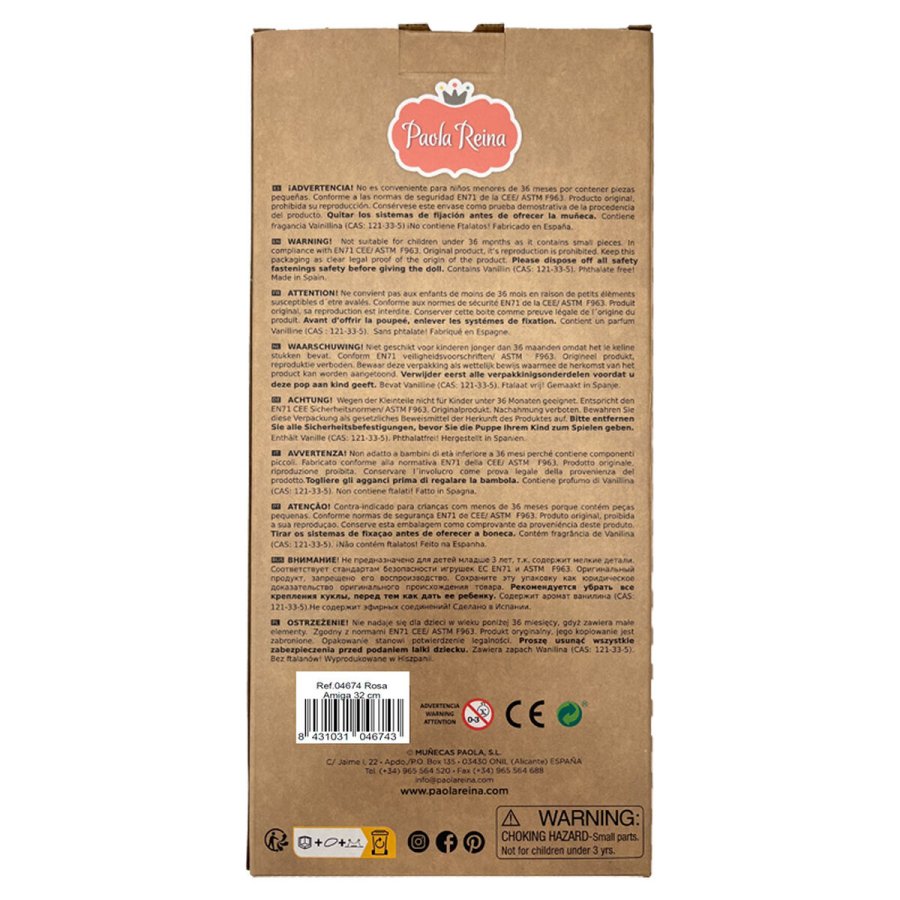 Dukke Paola Reina Rosa 32 cm #2