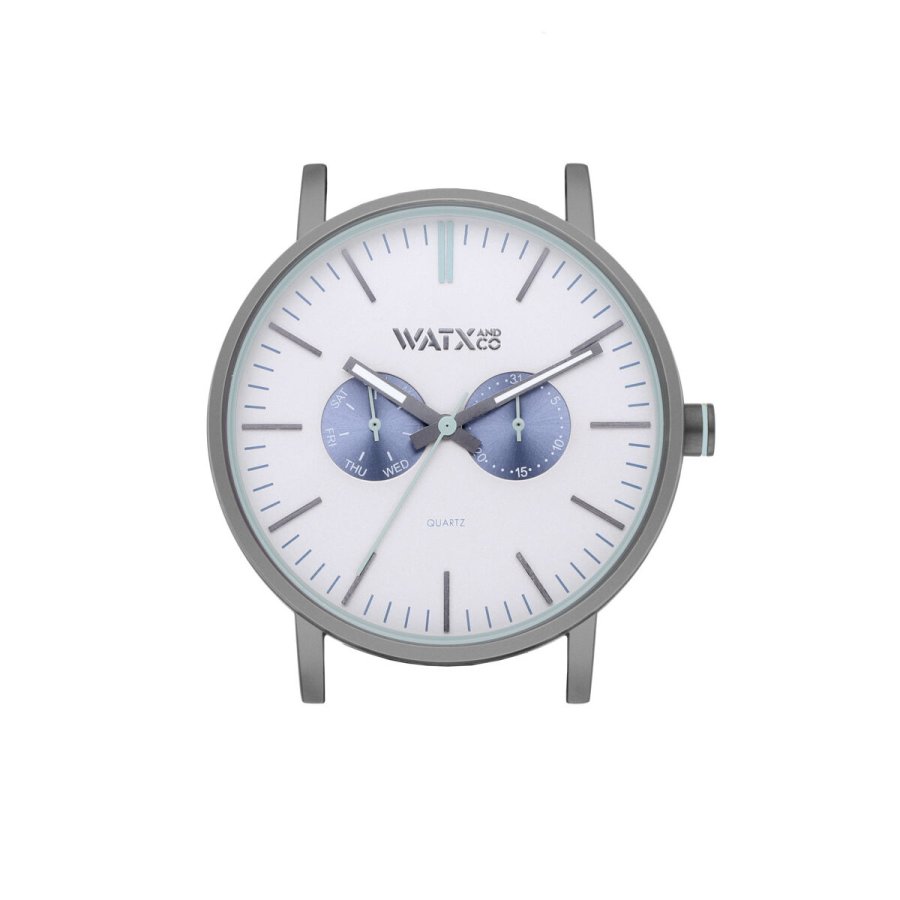 Unisex ur Watx & Colors WXCA2733 Gr Slvfarvet ( 44 mm) #1