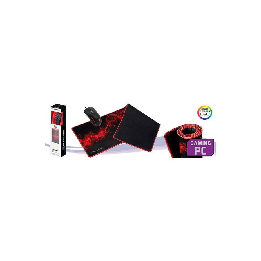 Gaming Mus og Mtte Blackfire BFX150 LED Sort #1