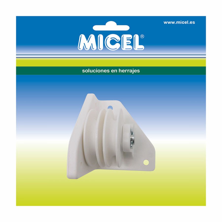 Remskive til pergola Micel TLD20 Nylon 7,3 x 7,3 x 8 cm Stransko Hvid #2