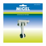 Remskive til pergola Micel TLD21 Nylon 65 x 18,5 x 90 mm L�ber Hvid #2