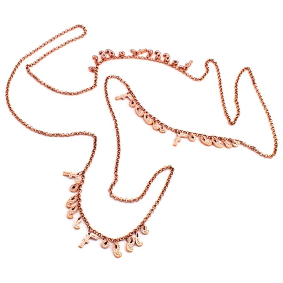 Halskde til kvinder Folli Follie 3N13T022RC 80 cm #1