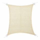 Rektangul�rt skyggesejl Faura Beige 3 x 4 m Rektangul�r #1