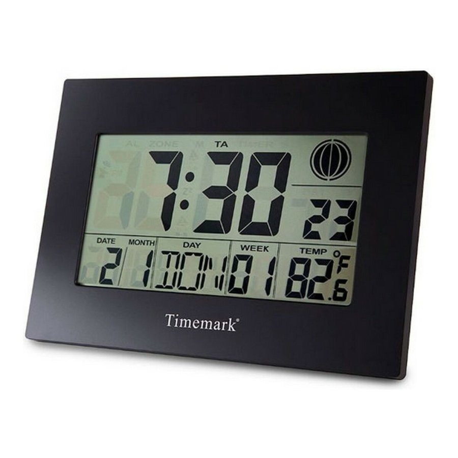 Vgur med Termometer Timemark Sort (24 x 17 x 2 cm) #1