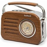 B�rbar Bluetooth-radio Kooltech Retro AM/FM #1