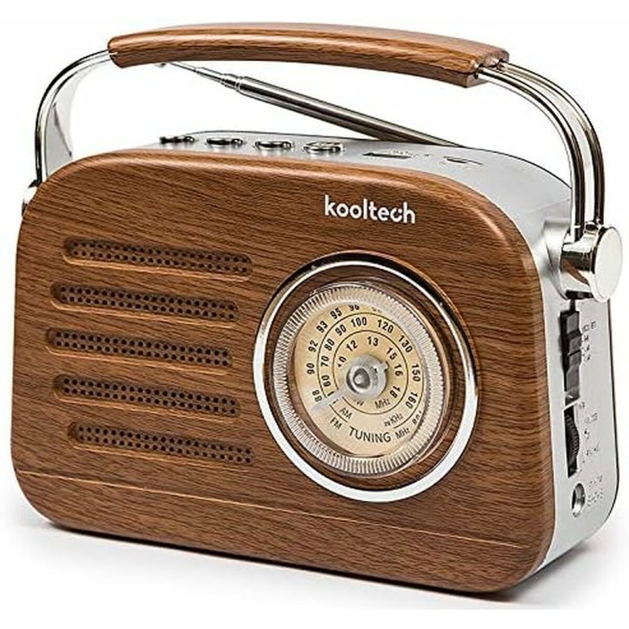 B�rbar Bluetooth-radio Kooltech Retro AM/FM #1