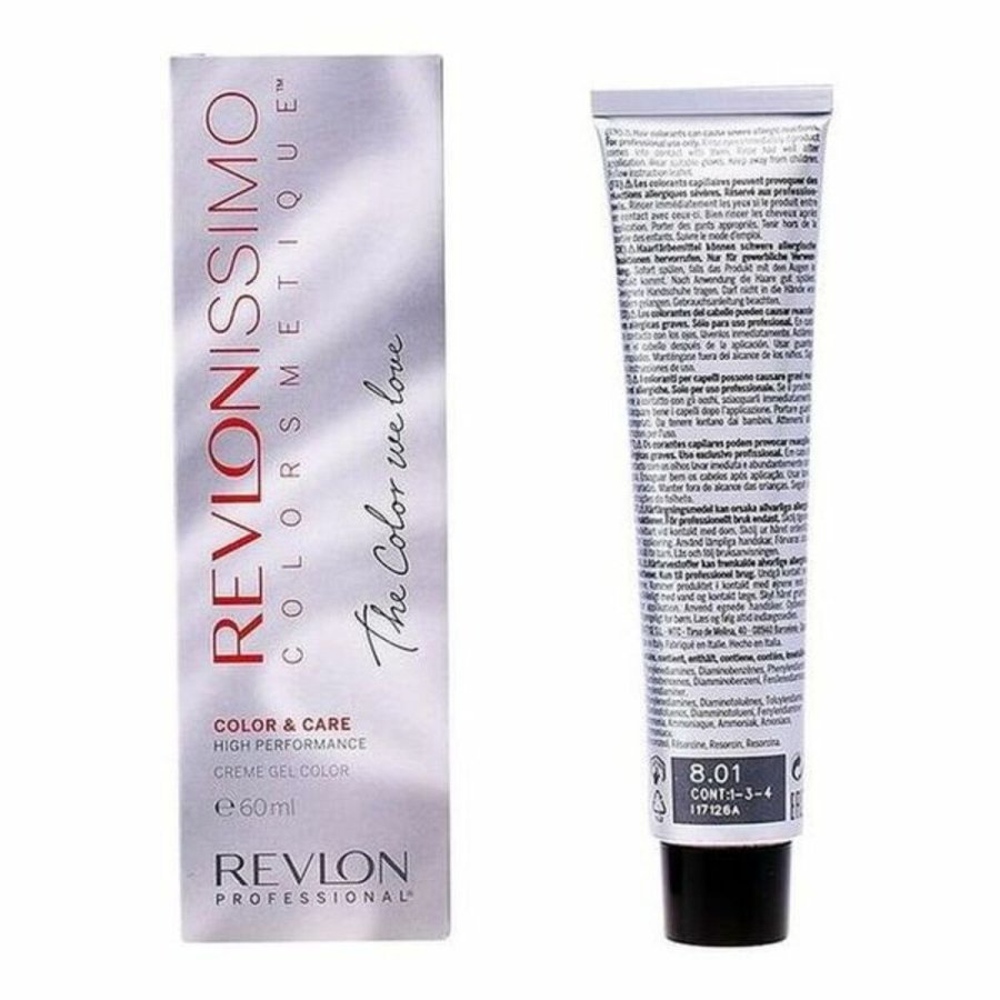 Permanent Anti-Age Farve Revlonissimo Revlon Revlonissimo Colorsmetique NMT 8,01 N 8.01 (60 ml) #1