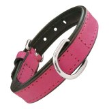 Hundehalsbnd Gloria Med puder Fuchsia (45 x 2 cm) #1