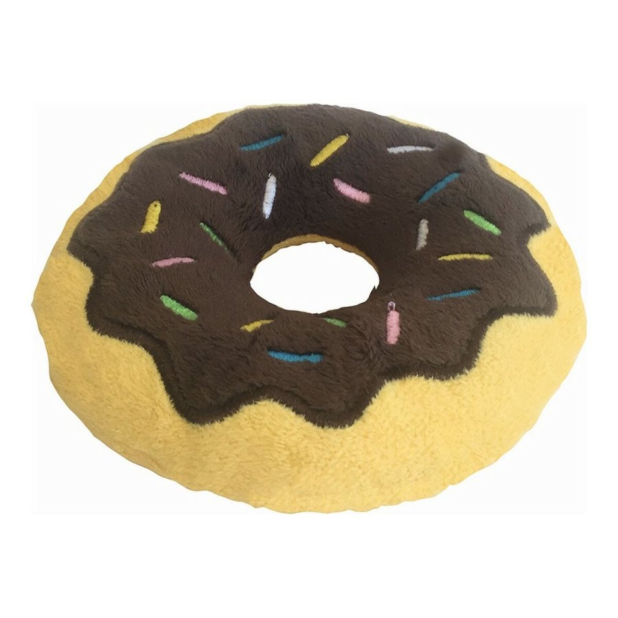 Plush legetj til hunde Gloria 3 x 5 x 14 cm Chokolade Donut Brun #2